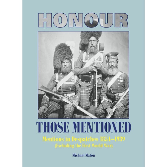HonourMID_1854.jpg Honour those Mentioned 1854-1939 (excl.WWI) - Token Publishing Shop
