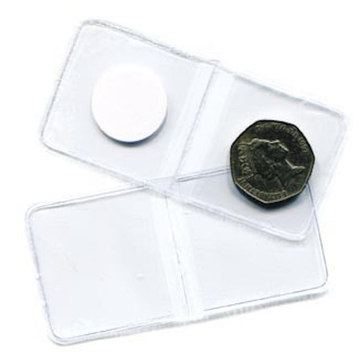 doubleflip.jpg Flipover Plastic Envelope 29mm - No Longer Available from Token Publishing. Please contact www.curtiscoincare.com - Token Publishing Shop
