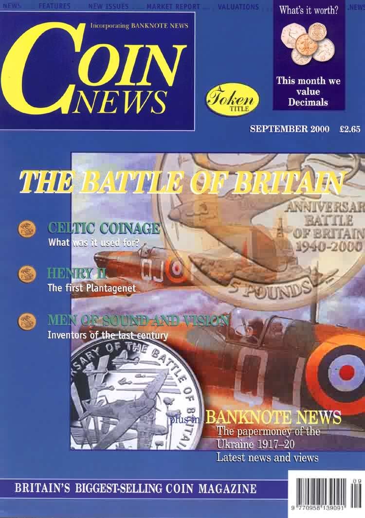 Front cover of 'Join in the fun', Coin News September 2000, Volume 37, Number 9 by Token Publishing