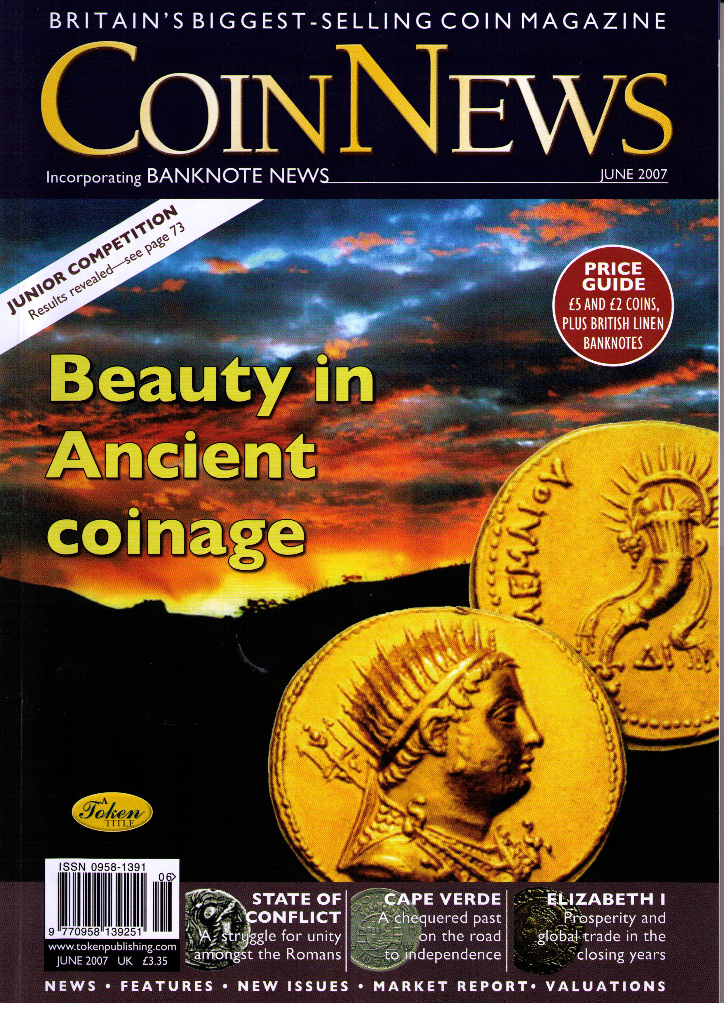 Coin, Banknote and Medal Collector's Magazines. Token Publishing