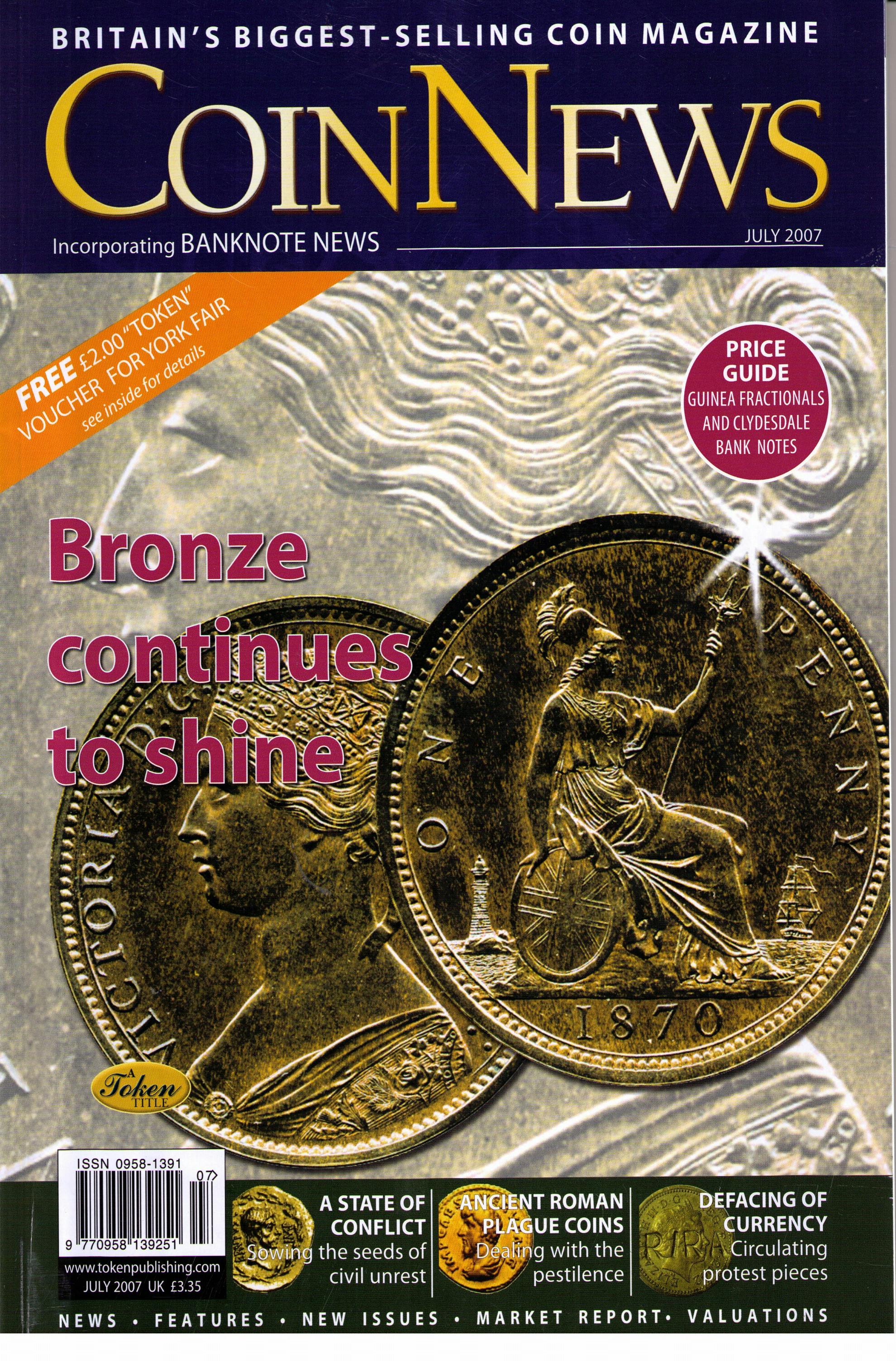 Front cover of 'Nothing new under the sun', Coin News July 2007, Volume 44, Number 7 by Token Publishing