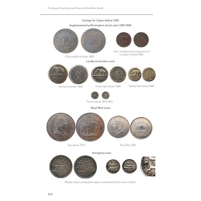CH11_pages_214.jpg The Story of the Coins and Tokens of the British World. - Token Publishing Shop