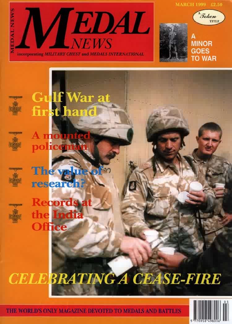 Front cover of 'CENTENARY YEAR', Medal News March 1999, Volume 37, Number 3 by Token Publishing