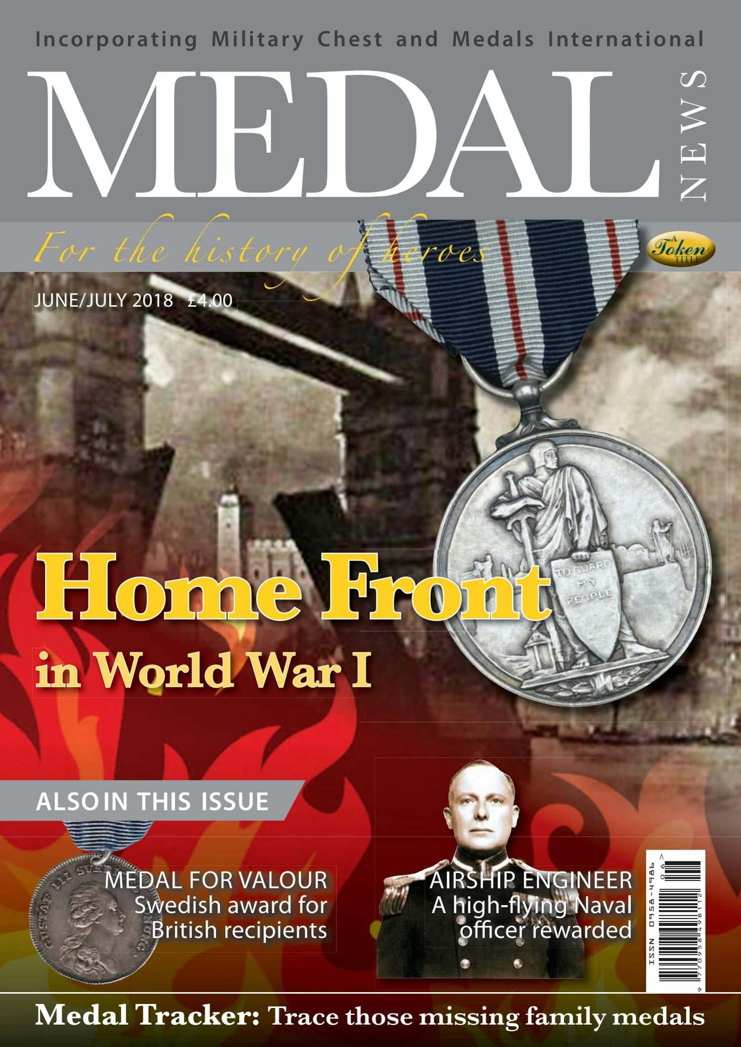 cover.jpg The front cover of Medal News, Volume 56, Number 6, June 2018